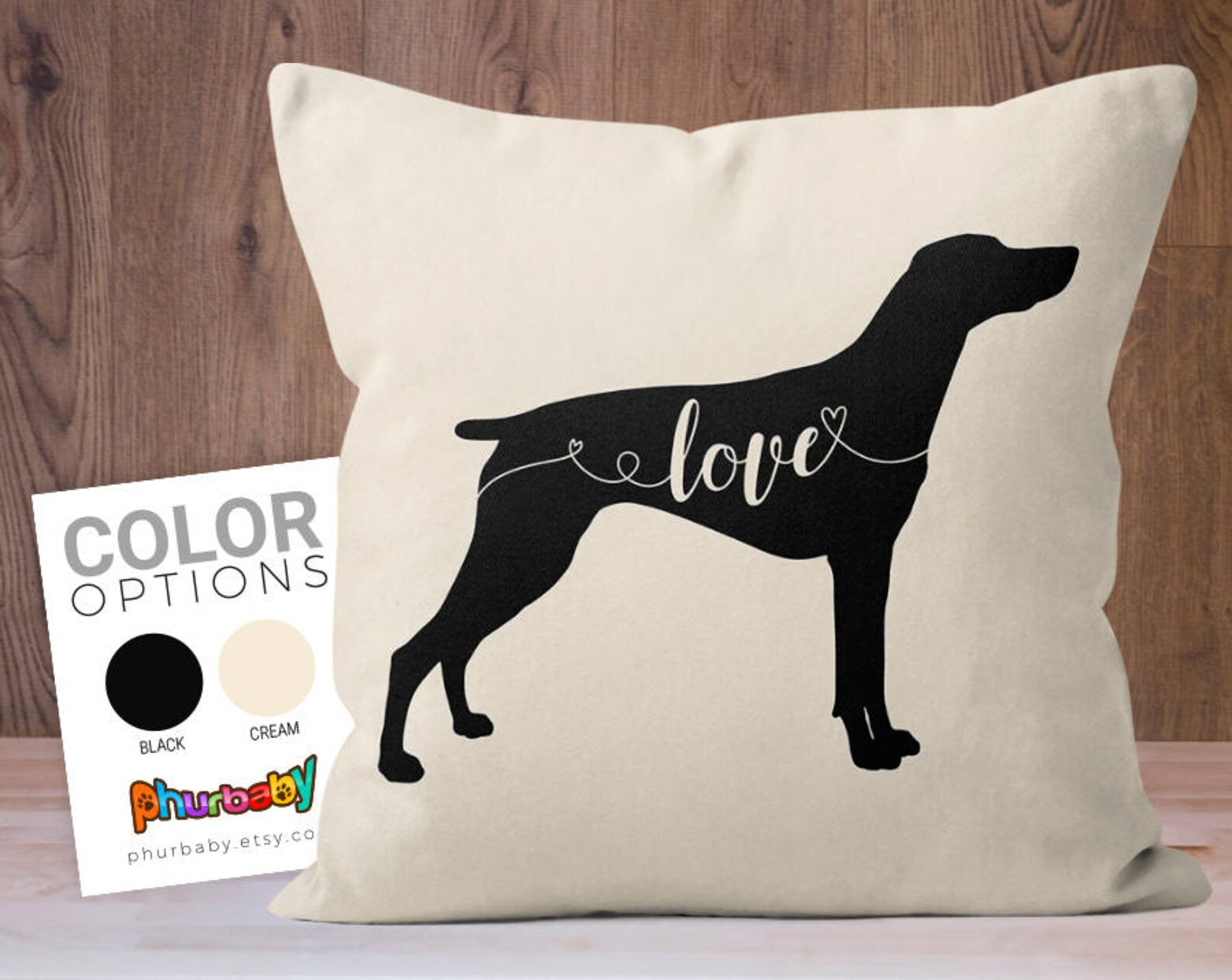 German Shorthaired Pointer Pet Pillow Fiancé Gift Dog Etsy