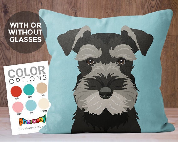 schnauzer pillow bed