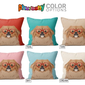 Pekingese Pillow Girlfriend Gift Pet Pillow Wife Gift Unique Throw Pillows Best Friend Gift Gift For Dog Owner Dog Gift image 2