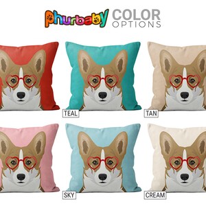 Corgi Pillow Fiance Gift Dog Lover Gift Stuffed Dog Pillow Housewarming Gift Unique Throw Pillow Dog Art Decorative Pillow image 2