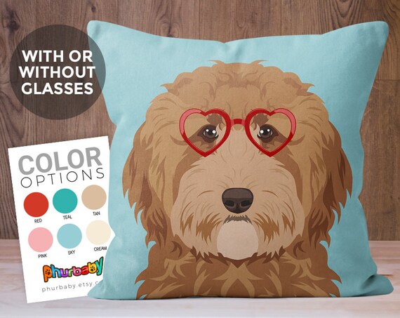 Goldendoodle Pillow Girlfriend Gift Dog Pillow Boyfriend | Etsy