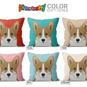 Corgi Pillow Fiance Gift Dog Lover Gift Stuffed Dog Pillow Housewarming Gift Unique Throw Pillow Dog Art Decorative Pillow image 4