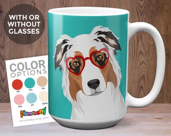 Australian Shepherd Mug | Wife Gift | Dog Coffee Cup | Fiancé Gift | Dog Lover Gift | Dog Coffee Mug | Gifts Under 20 | Gift For Her