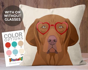 Vizsla Pillow | Dog Gift | Fiancé Gift | Dog Lover Gift | Stuffed Dog Pillow | Housewarming Gift | Wedding Gift | Pet Gift | Gift for Him