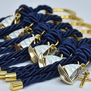 10 pcs, Nautical Baptism Favors For Guests, Martyrika for Greek orthodox Baptism for Boys