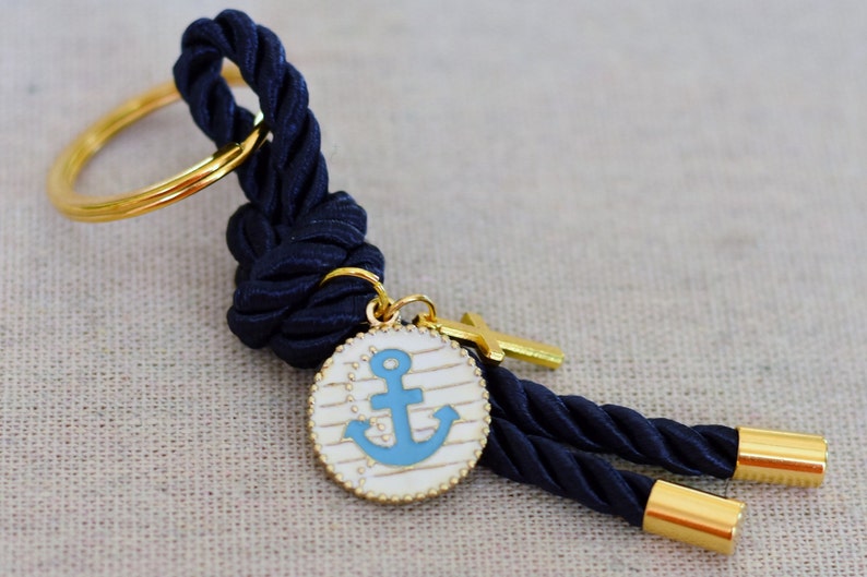 10 pcs, Nautical Baptism Party Favors for Guests with Anchor, Navy Blue