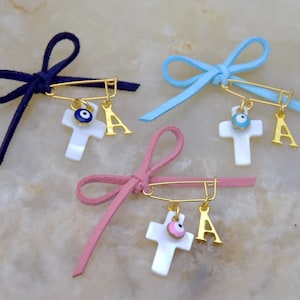 10pcs, Personalized Baptism Pins for Boys and Girls to offer to your Guests, Witness Pins, Martyrika