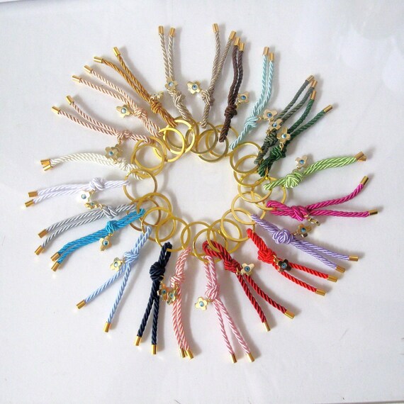 30 Pcs Baptism Favors Martyrika Greek Evil Eye Keychain Boy
