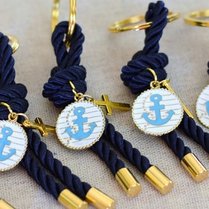10 pcs, Nautical Baptism Party Favors for Guests with Anchor, image 3