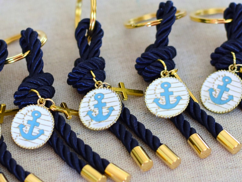 10 pcs, Nautical Baptism Party Favors for Guests with Anchor, image 3