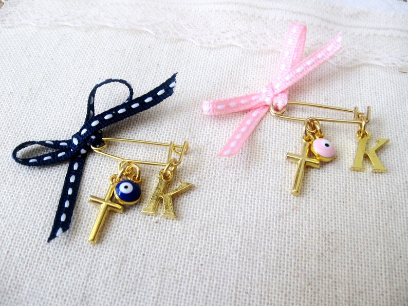 10pcs Personalized Favors Witness Pins Christening Pins Etsy