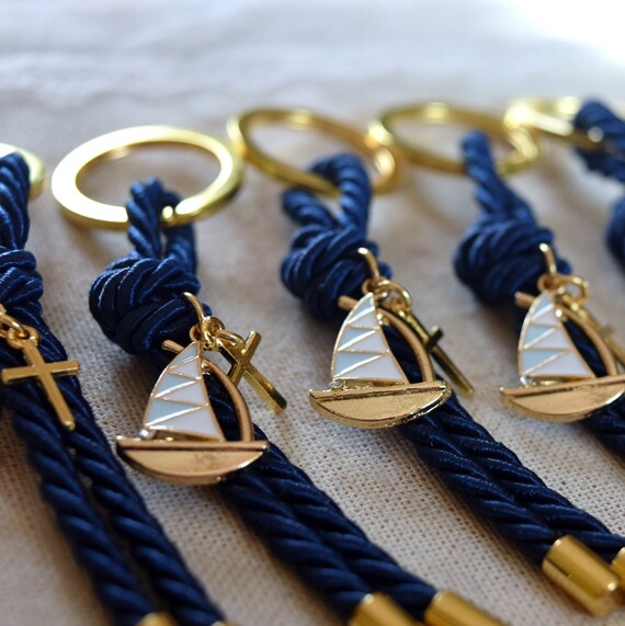 10 pcs, Nautical Baptism Favors For Guests, Martyrika for Greek orthodox Baptism for Boys, Il_570xn