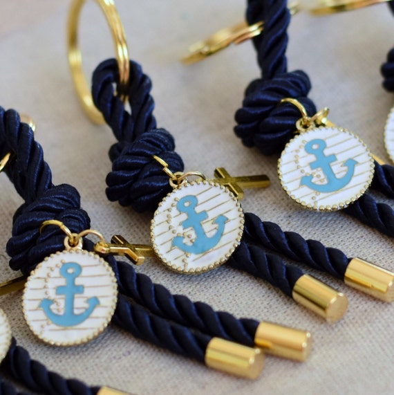 10 pcs, Nautical Baptism Party Favors for Guests with Anchor, Il_570xn