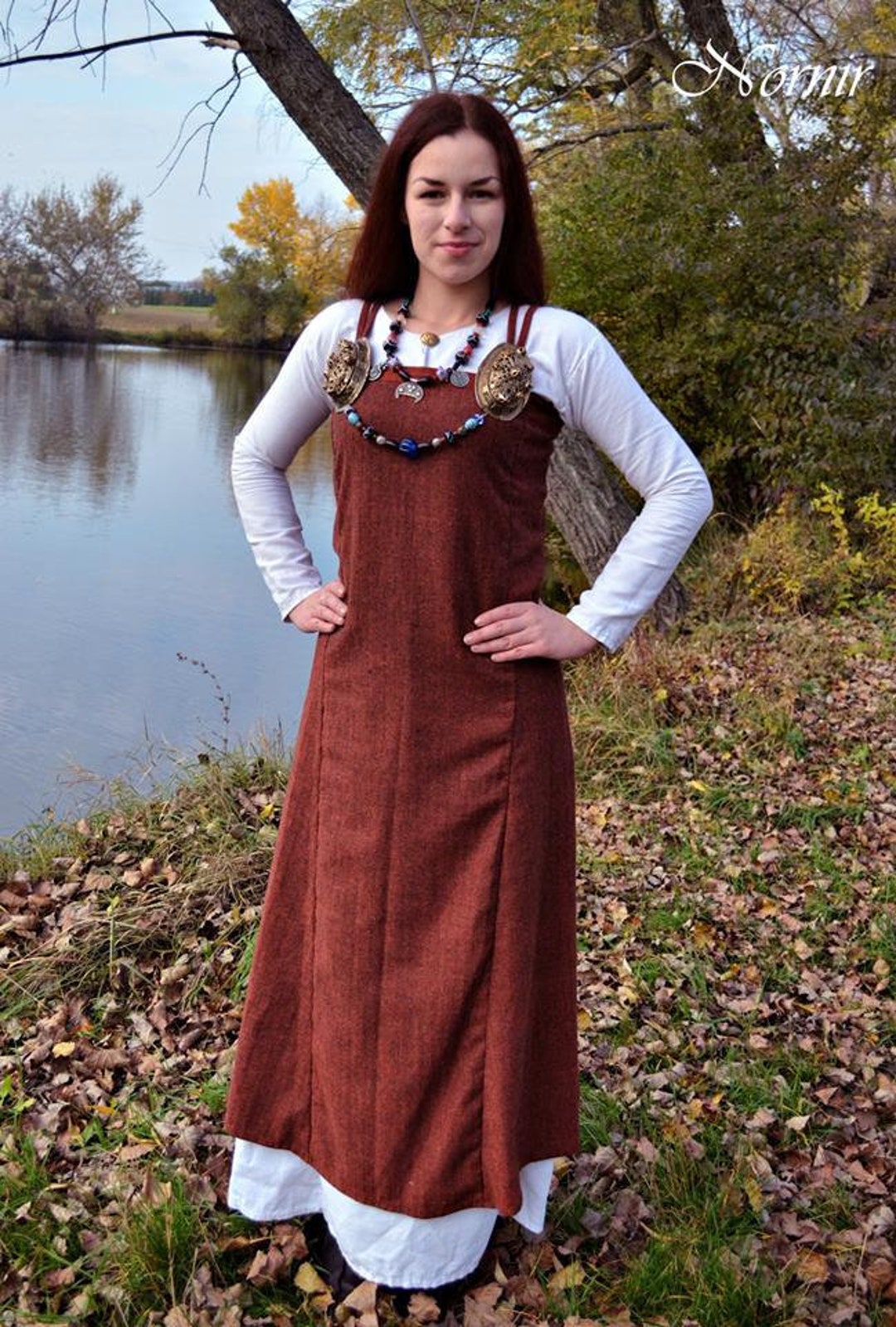 viking apron dress