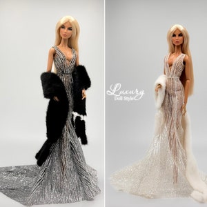 Luxury dress for Fashion Royalty Agnes, Poppy Parker, Nu Face, Doll Accessories, Integrity Toys