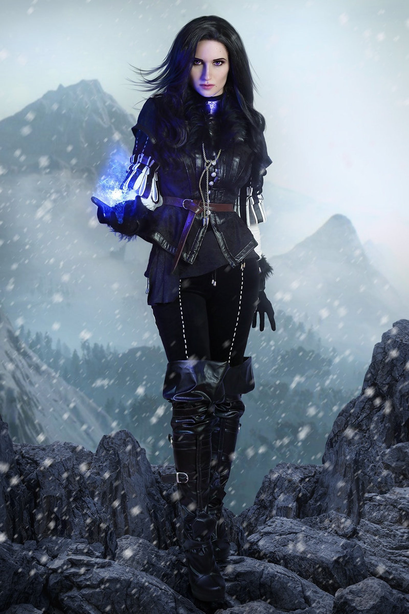 Kostüm Yennefer von Vengerberg Inspiriert The Witcher 3 Etsy