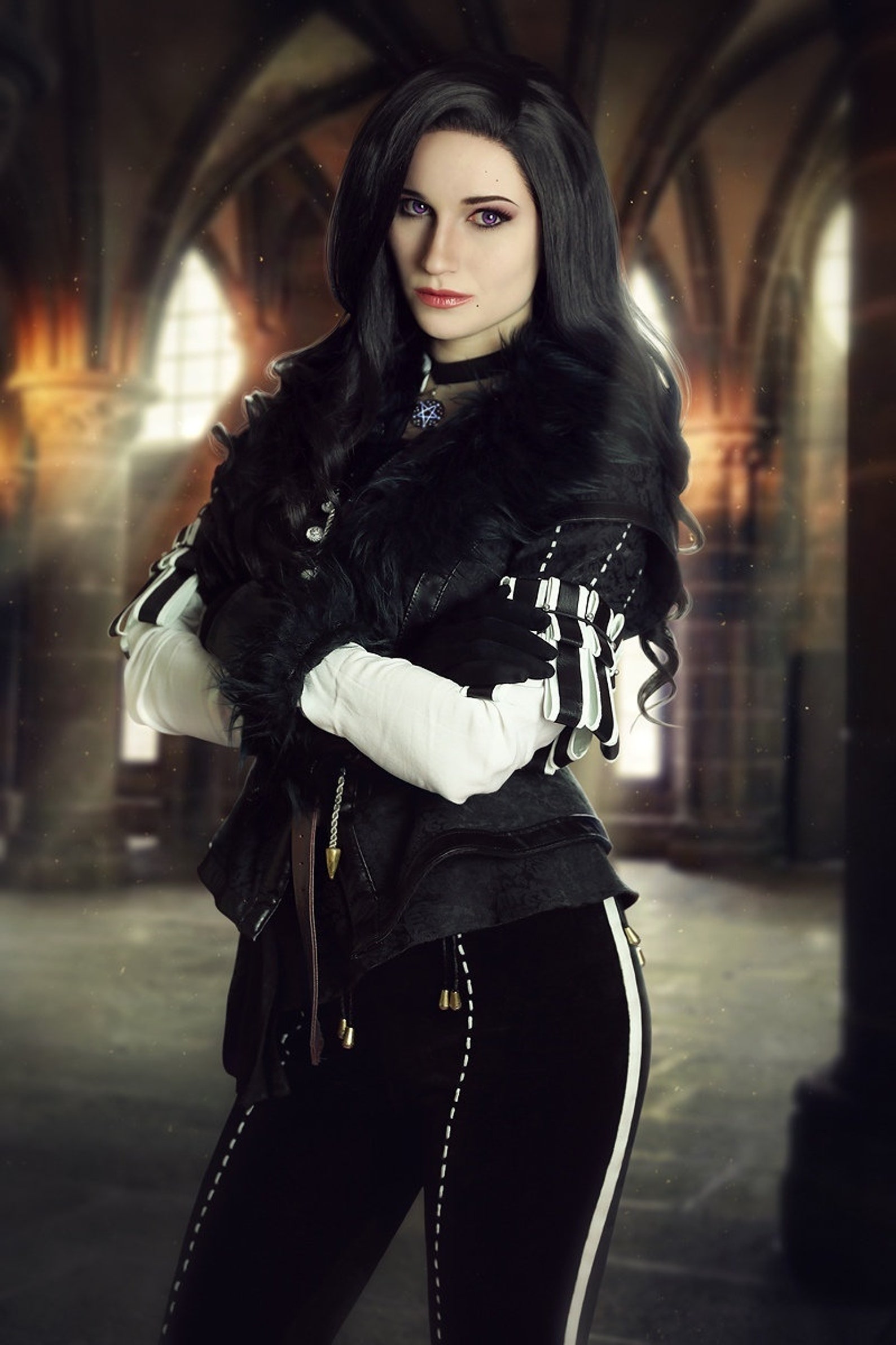 Kostüm Yennefer von Vengerberg Inspiriert The Witcher 3 Etsy