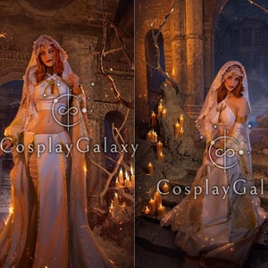 READY TO SHIP! inspired Dark Souls , Gwynevere Cosplay Costume, Video Game Cosplay, Anime Costume, Dark Fantasy