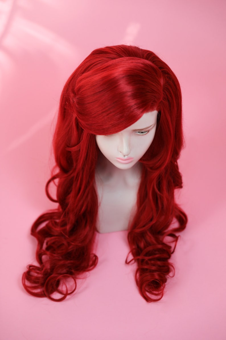 Ariel Style Wig Red / Inspired The Little Mermaid / Disney ...