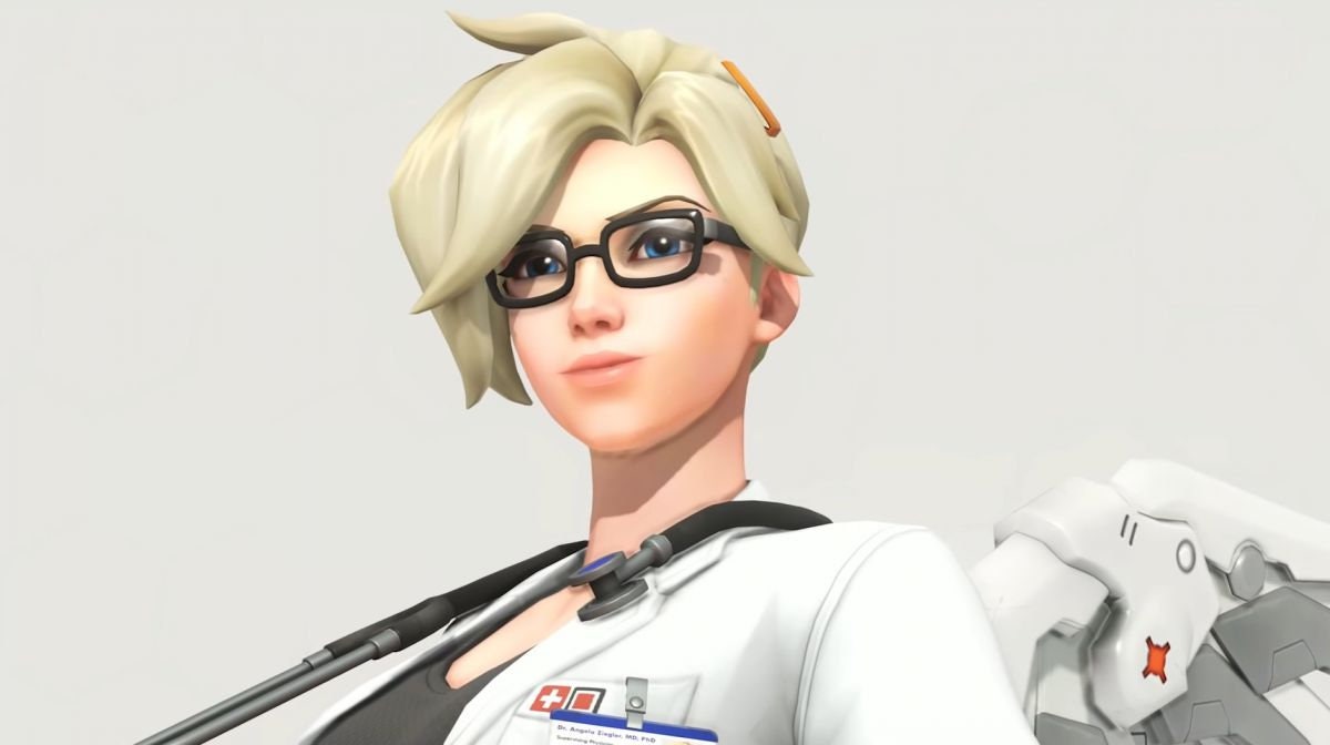 Overwatch 2 Mercy Dr. Ziegler Mercy Cosplay Wig Video Game / Etsy