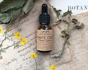 White Oak Flower Essence for the Overworked & Burdened Caretakers