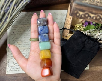 Chakra Balancing 7 Piece Stone Set | CCH | CCP