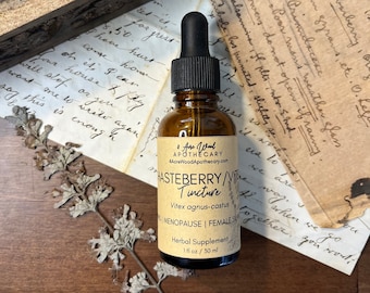 Chasteberry | Vitex Tincture | Menstrual, Menopausal, Reproductive Support 1 oz