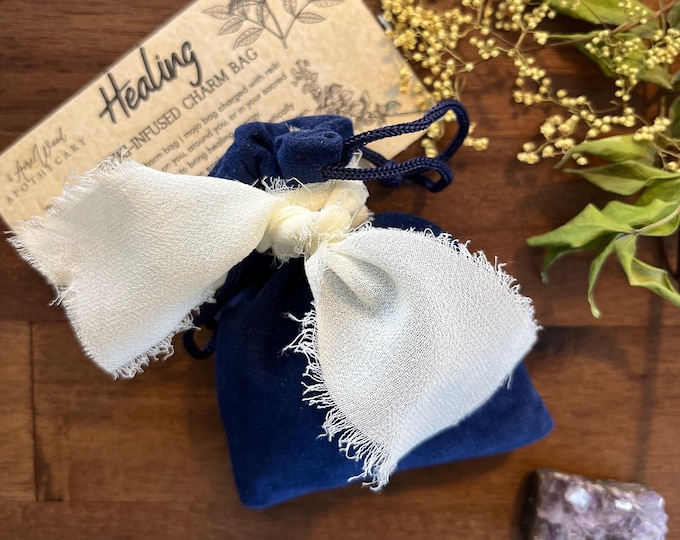Healing Reiki Herbal Charm Bag | Mojo Bag | Medicine Bag