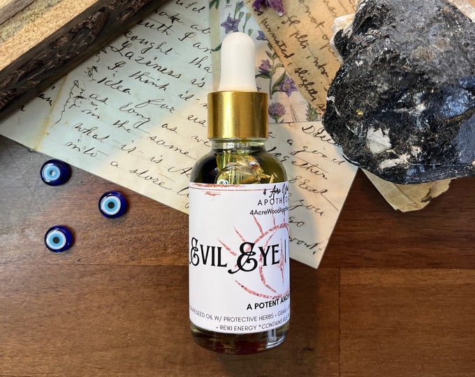 1 oz Evil Eye Protection Anointing Ritual Oil | Ojo Protection | Malocchio Protection