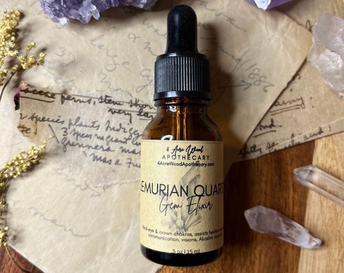Lemurian Wand Gem Elixir | Crystal Essence | Energy Worker | Meditation | Crown and Third Eye | Awakeningg