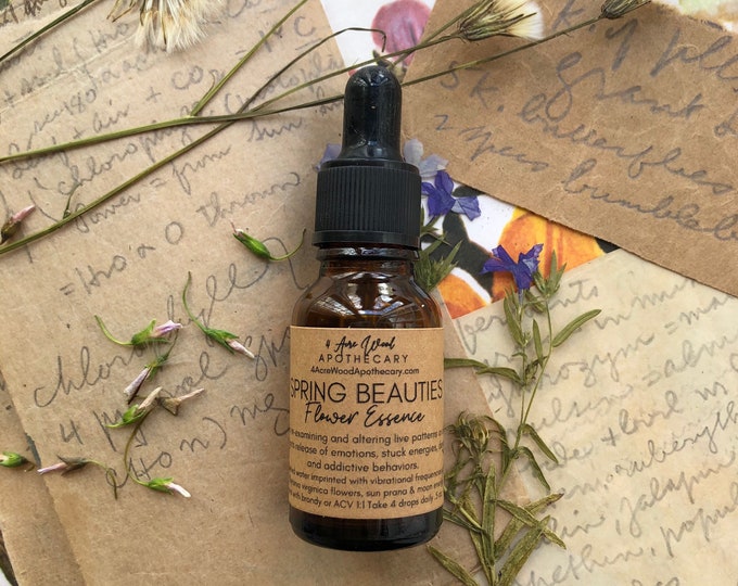 Spring Beauties Flower Essence | Addict Behavior | Addiction | Release of Emotions