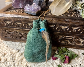 Money Abundance Success Reiki Herbal Charm Bag | Mojo Bag