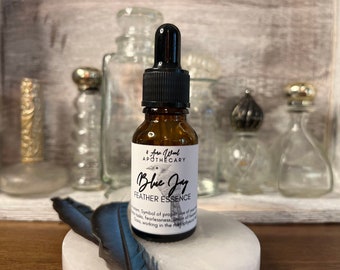 Blue Jay Totem Feather Essence | Bird Medicine | Bird Magic