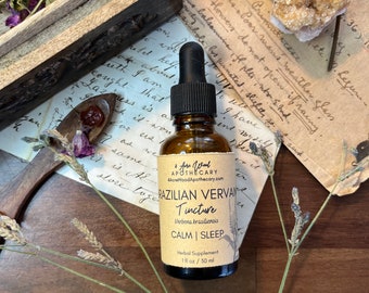 Brazilian Vervain Tincture | Anxiety | Sleep-Support 1 oz