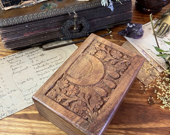 Moon Blessings | Goddess | Apothecary Box | Crescent Moon Drops