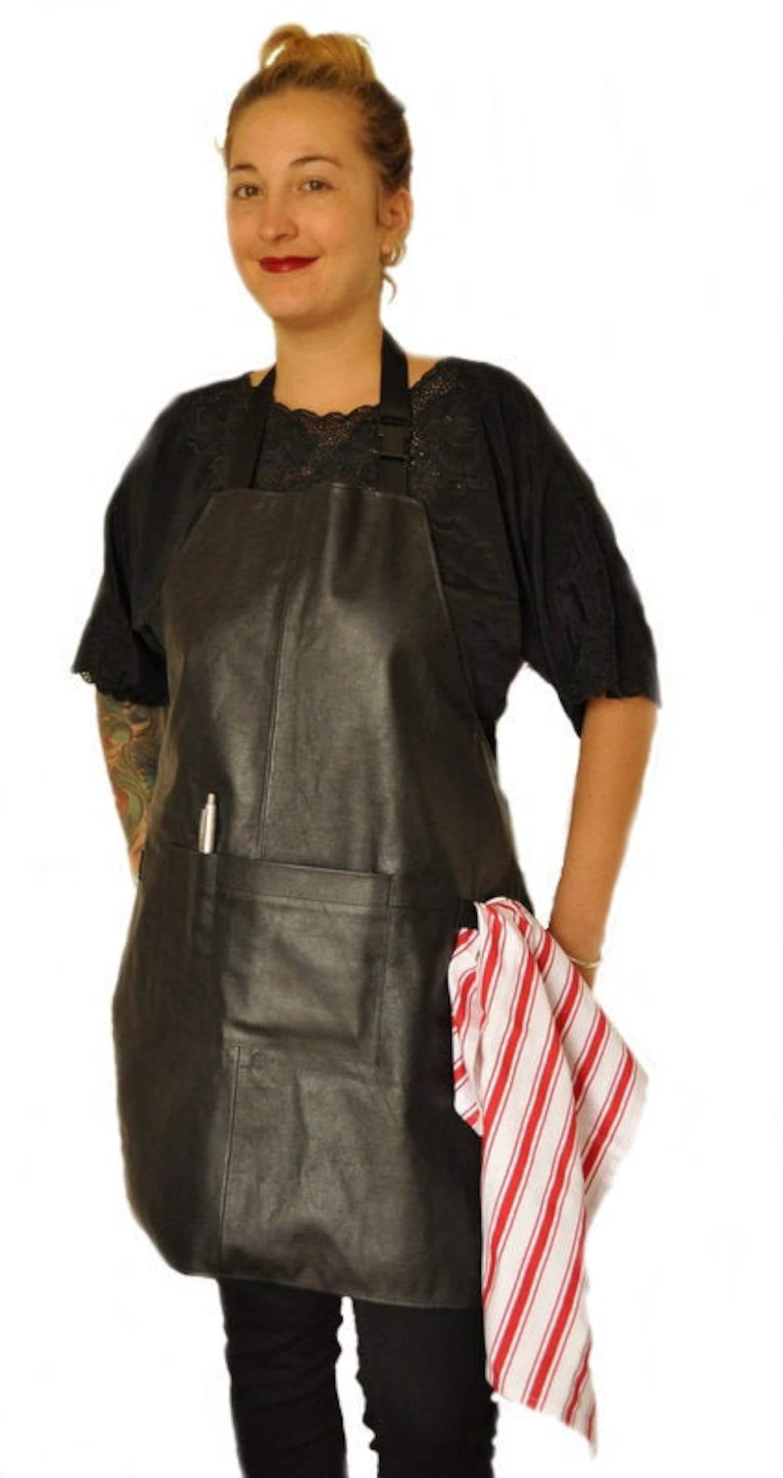 LEATHER BIB APRON Etsy