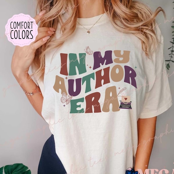 Comfort Colors Author Shirt, Writer Shirt, Author Gift, Book Author Shirt, Gift For Writer 000693