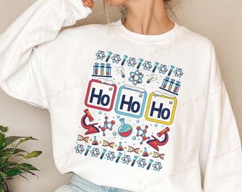 Science Christmas Sweatshirt, Science Sweatshirt, Science Christmas Sweater, Science Teacher Christmas Gift, Science Gifts 001037