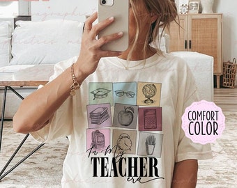 Comfort Colors Teacher Shirt, Teacher Era Shirt, Back To School Teacher Shirt, Teacher Tour Shirt 002017