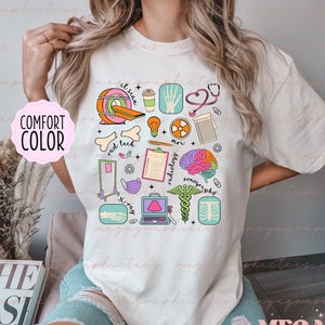Comfort Colors Radiology Shirt, Rad Tech Shirt, Radiologist Gift, Rad Tech Gift, X-ray Tech Shirt, Radiology Technician, Rad Tech Tee 001532