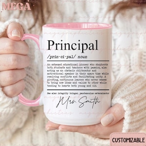 Personalized Principal Mug, Custom Principal Definition Gift, Principal Definition Gift, Principal Gift, Principal Appreciation Gift 001745
