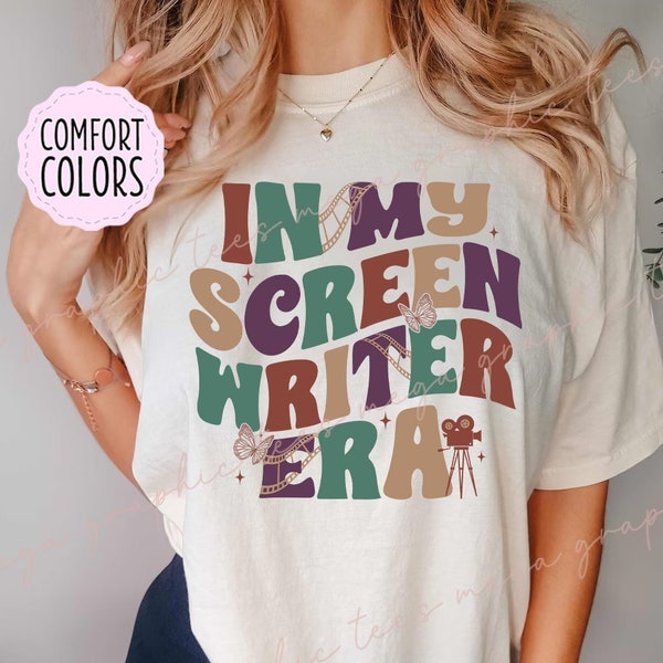 Comfort Colors Screenwriter Shirt, Screenwriter Tee, Film Writer Shirt, Screenwriter Gift, Film Maker Shirt 000892
