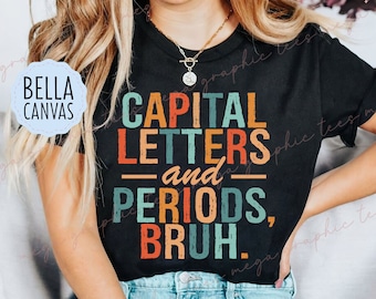 Camisa de profesor de inglés, camisa de profesor de gramática, regalo de policía de gramática, camisa de profesor de ELA, camisa de gramática, regalo de profesor de inglés 001112