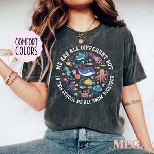 Comfort Colors Teacher Shirt, Teacher Ocean Shirt, Back To School Shirt, Funny Teacher Shirt, Teacher Gift Shirt, Teacher Life Shirt 000643