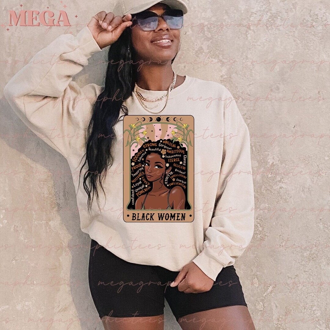 Black Girl Magic Sweatshirt, Black Girl Affirmations, Black Girl