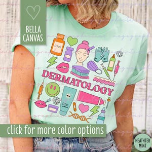 Dermatology Shirt, Dermatologist Shirt, DERM Shirt, Gift for Dermatologist, Dermatology Nurse Shirt 002373