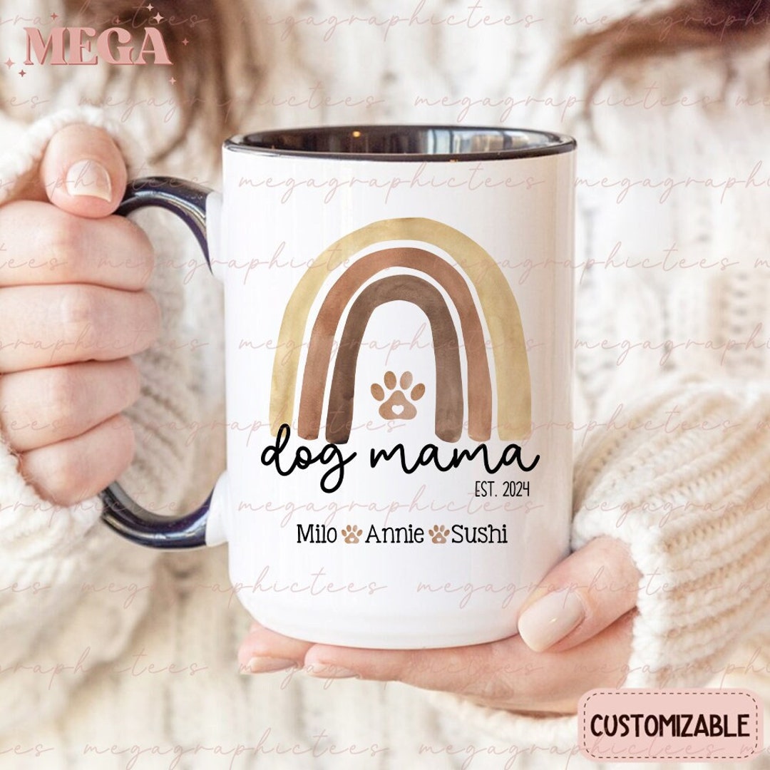 Personalized Dog Mom Mug, Dog Mama Mug, Mug for Dog Mom, Dog Mum Gift ...