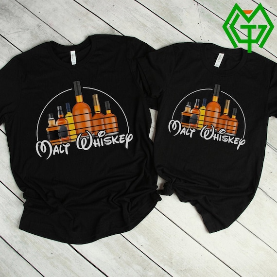 Malt whiskey sale disney shirt