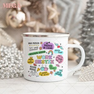 Work Bestie Mug, Work Best Friend Mug, Coworker Mug, Work Bestie Coffee ...