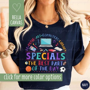 Special Teacher Shirt, Art Teacher Shirt, Music Teacher Shirt, Specials Teacher Tee, PE Coach Shirt, Back To School Shirt 000036